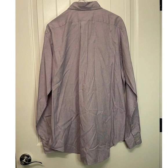 Ralph Lauren Classic Fit Long Sleeve Lavender Button Down Shirt Men's Size Large - Picture 2 of 8